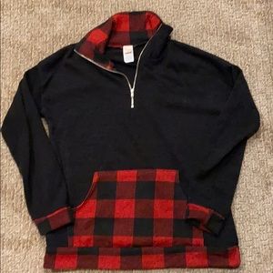 3/4 zip lightweight sweater